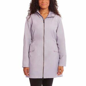NWT Kirkland Signature Women's Water Wind Resistant Hooded Jacket S $65 1B225